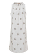 Luppa Dress | Beige Dot