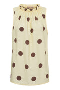 Lucina Dot Top | Yellow Polka Dot – nedsat