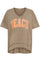 Nella Tee | Marrone/Arancio | T-shirt fra Marta du Chateau