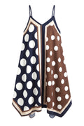 Girasole Polka Strap Dress | Black – nedsat