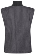 Ida Pin Stripe Top 35226 | Mid Grey | T-Shirt fra Co'couture – nedsat