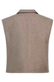 Meera Vest 30348 | Walnut | Vest fra Co'couture
