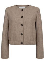 Meera Bomber Jacket 30372 | Walnut | Jakke fra Co'couture