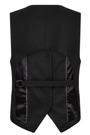 Sibelle Open Back Vest 30378 | Black | Vest fra Co'couture