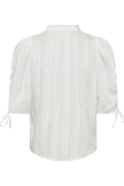 Kesi SS Puff Blouse 35956 | White | Bluse fra Co'couture
