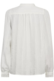 Kesi Lace Shirt 35960 | White | Bluse fra Co'couture