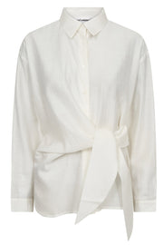 Idina Tie Shirt 35990 | Off white | Bluse fra Co'couture