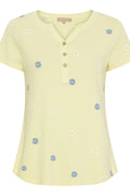 Cecilie Tee | Giallo | T-shirt fra Marta du Chateau