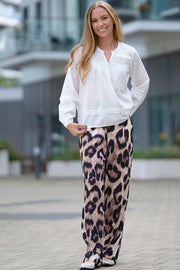 Amina Pants | Leopard | Bukser fra Prepair