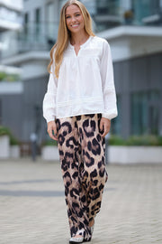 Amina Pants | Leopard | Bukser fra Prepair