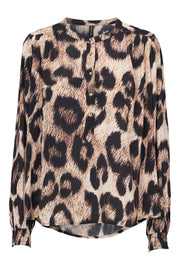 Sonna Blouse | Leopard | Bluse fra Prepair