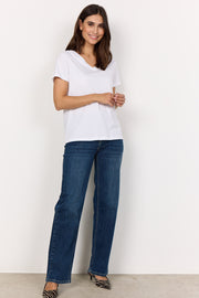 Lulu Classic V Tee | Hvid | T-shirt fra Statebird