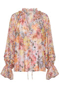 Fiona Flower Shirt | Beige | Skjorte fra Avery