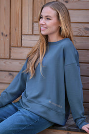 Mary Sweatshirt 2583 | Blue | Sweatshirt fra Prepair