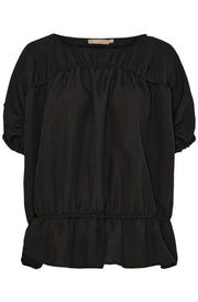 Saffron Blouse | Nero | Bluse fra Marta du Chateau