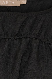 Saffron Blouse | Nero | Bluse fra Marta du Chateau