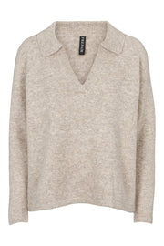 Tokyo Knit Blouse | Sand | Strik fra Prepair