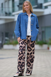 Amina Pants | Leopard | Bukser fra Prepair