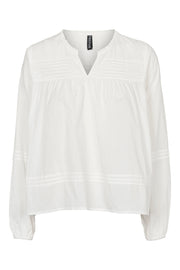 Eline Blouse | White | Bluse fra Prepair