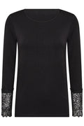 Daisy Lace | Sort | T-Shirt fra Statebird