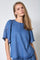 Tilly Emb SS Blouse 45057 | Denim blue | Top fra Co'couture