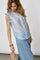 Reggiecc Frill Top | Pale Blue | Skjorte fra Co'couture