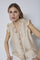Tassycc Frill Top | Bisquit | Skjorte fra Co'Couture
