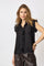 Tassycc Frill Top | Black | Skjorte fra Co'Couture