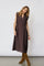 Heracc Frill Ss V-Dress | Dark Brown | Kjole fra Co'Couture