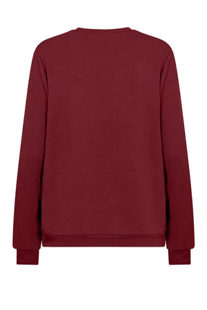 Tini Sweat | Mørkerød | Sweatshirt fra Statebird