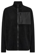 Carrow Fleece Jacket | Sort | Jakke fra French Laundry
