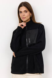 Carrow Fleece Jacket | Sort | Jakke fra French Laundry