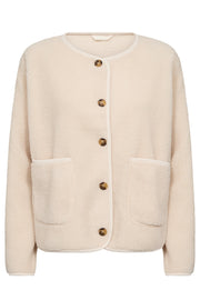 Ada Teddy Jacket | Creme | Jakke fra French Laundry