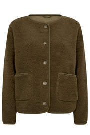 Ada Teddy Jacket | Army | Jakke fra French Laundry