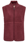 Ada Waistcoat | Mørkerød | Vest fra French Laundry