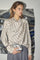 Hellycc Button Stripe Blouse 500362 | Offwhite | Co'couture