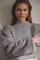 Elisabethcc Fur Mix Rib Knit 500384 | Light Grey | Co'couture