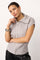 Row Zip Knit Vest | Grey Melange | Strik fra Co'couture