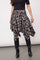 Dagny Check Tie Skirt | Black | Nederdel fra Co'couture