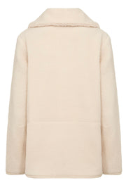 Bamie Teddy Zip | Creme | Jakke fra French Laundry