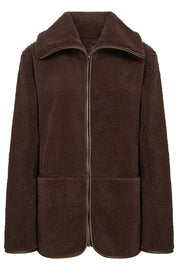 Bamie Teddy Zip | Brun | Jakke fra French Laundry