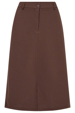 Freya Skirt | Brun | Nederdel fra French Laundry