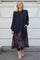 Caroline Dress 2803 | Black Blue | Kjole fra Prepair