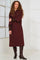 Vivian Dress 2877 | Bordeaux | Kjole fra Prepair