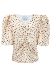 Opal Ss Blouse | Rosa Flower | Bluse fra Liberté