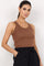 Windsor Silk Top | Toffee | Top fra Statebird