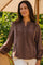 Camilla Blouse 2906 | Brown | Bluse fra Prepair