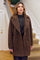 Addy FF Teddy Coat | Brun | Frakke fra French Laundry