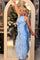 Roxy Floral Tulle Dress | Blue | Kjole fra Avery