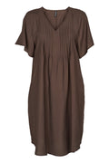 Jennifer Dress | Brown | Kjole fra Prepair
